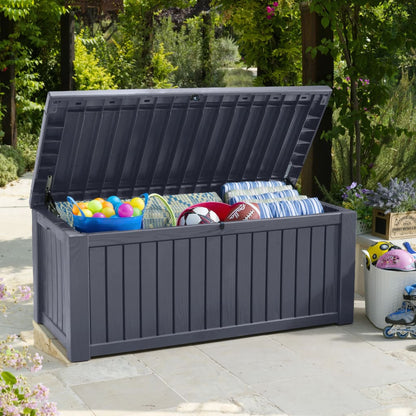 Keter Garden Storage Box Rockwood 570L Anthracite