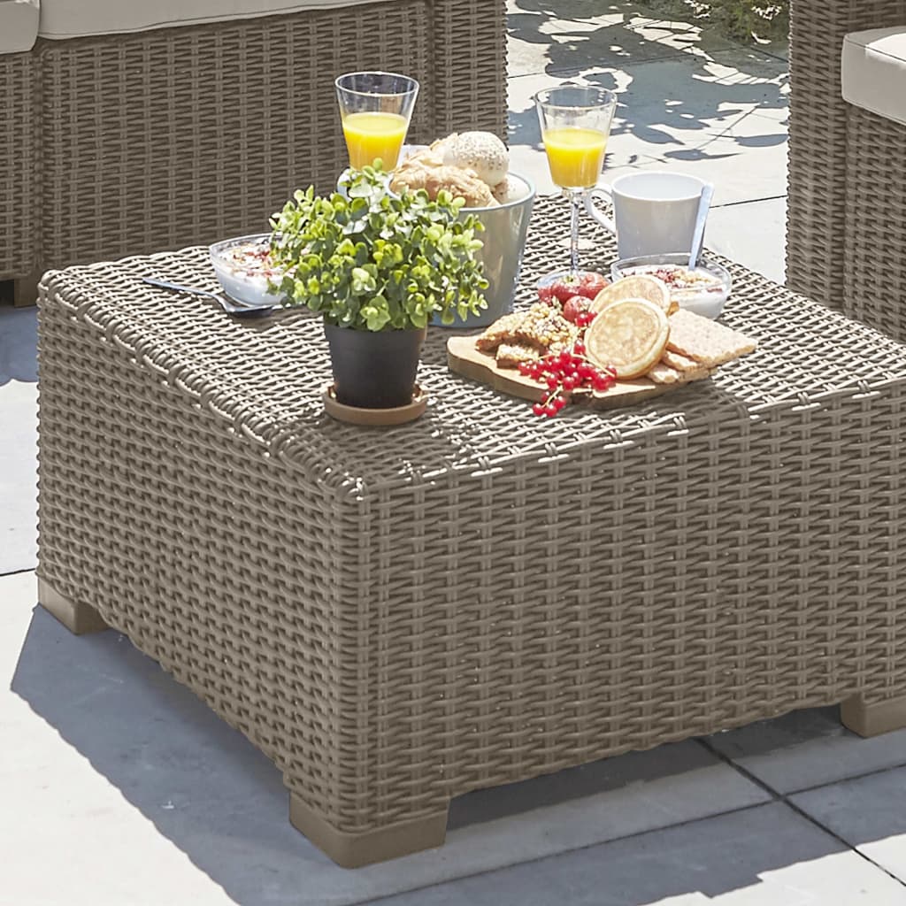 Keter Outdoor Table California Cappuccino 198074