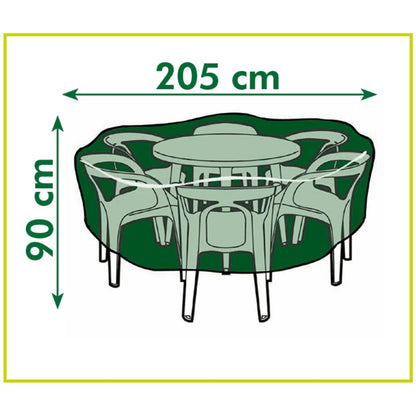 Nature Garden Furniture Cover for Round tables 205x205x90 cm