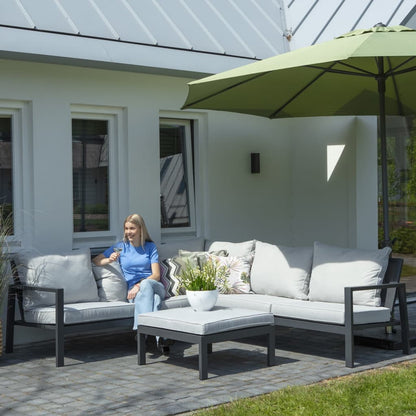 Madison Outdoor Lounge Set Cover 320x255x70cm Right Grey