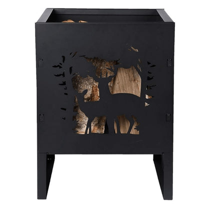 Esschert Design Fire Basket Deer Square