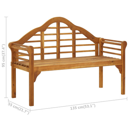 Garden Bench 135 cm Solid Acacia Wood