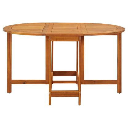 Garden Table 130x90x72 cm Solid Acacia Wood