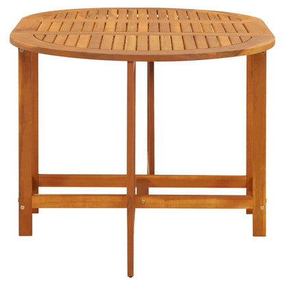 Garden Table 130x90x72 cm Solid Acacia Wood