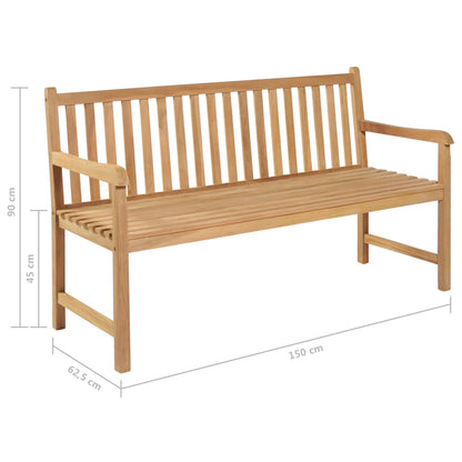 Garden Bench 150 cm Teak