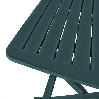 3 Piece Folding Bistro Set Plastic Green