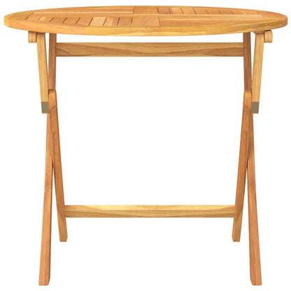 Folding Garden Table 85x76 cm Solid Teak Wood