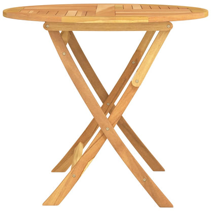 Folding Garden Table 85x76 cm Solid Teak Wood