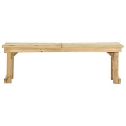 Garden Bench 140 cm Impregnated Pinewood