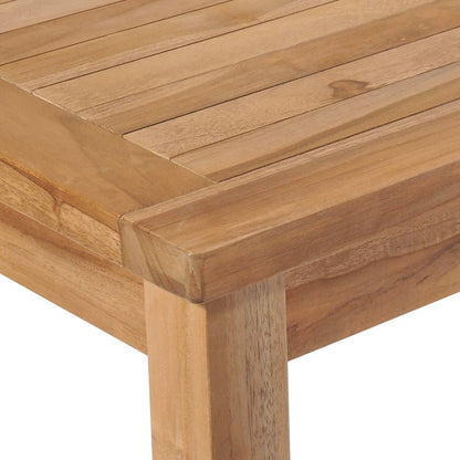 Garden Table 150x90x77 cm Solid Teak Wood