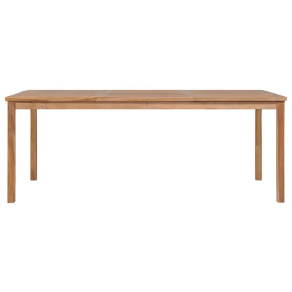 Garden Table 200x100x77 cm Solid Teak Wood