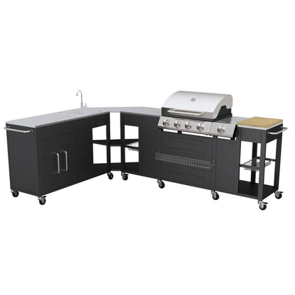 Outdoor Kitchen Barbecue Missouri 4 Burners