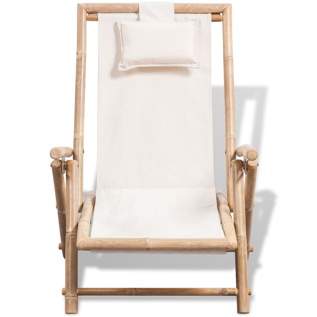 Outdoor Deck Chair Bamboo