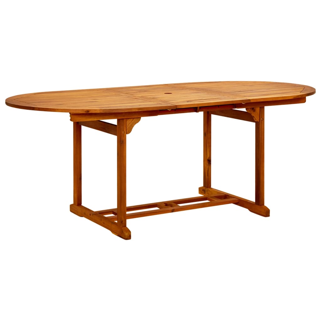 Garden Table 200x100x75 cm Solid Acacia Wood