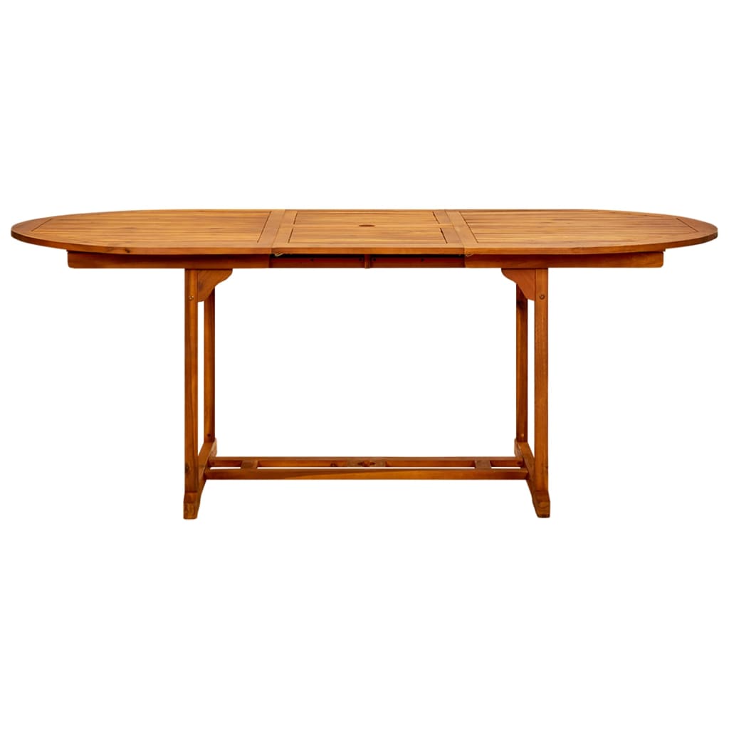 Garden Table 200x100x75 cm Solid Acacia Wood