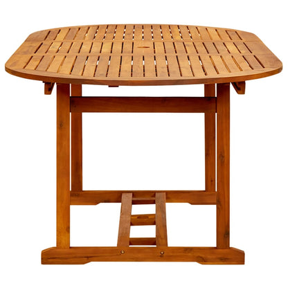 Garden Table 200x100x75 cm Solid Acacia Wood