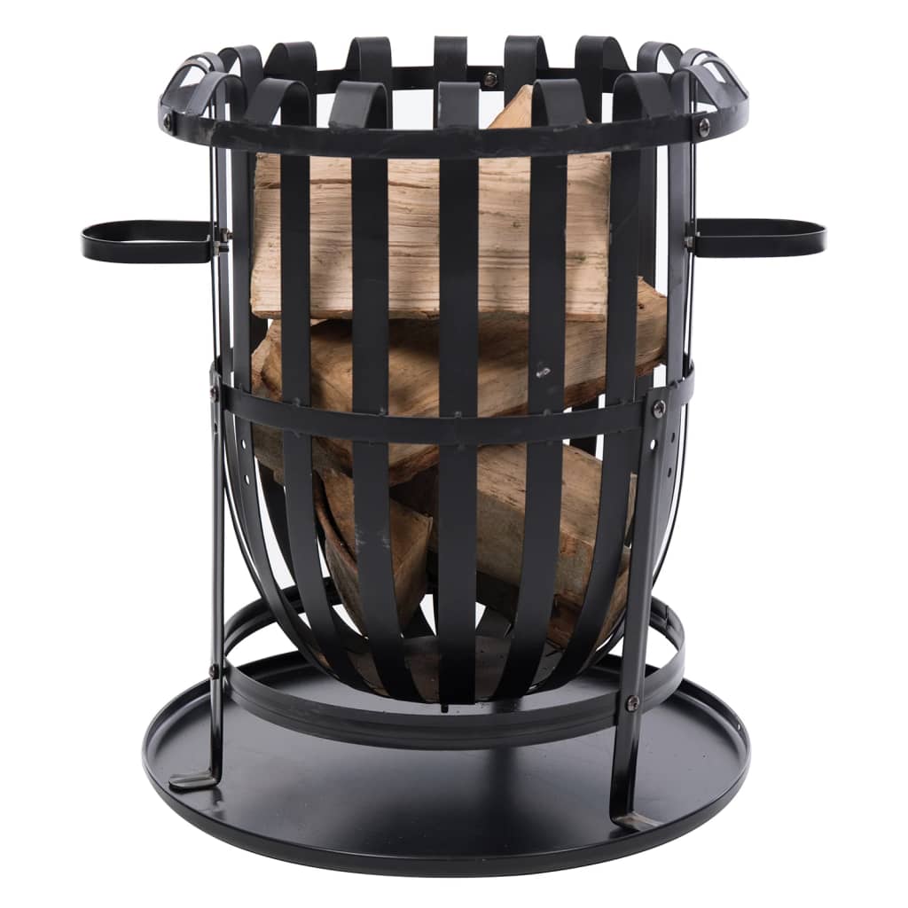 RedFire Fire Basket Dallas Black Steel