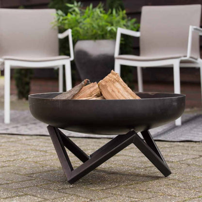 RedFire Fire Bowl Pello Black Steel