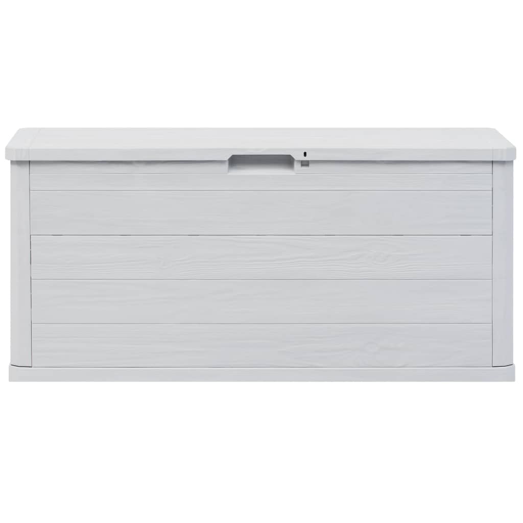 Garden Storage Box 280 L Light Grey