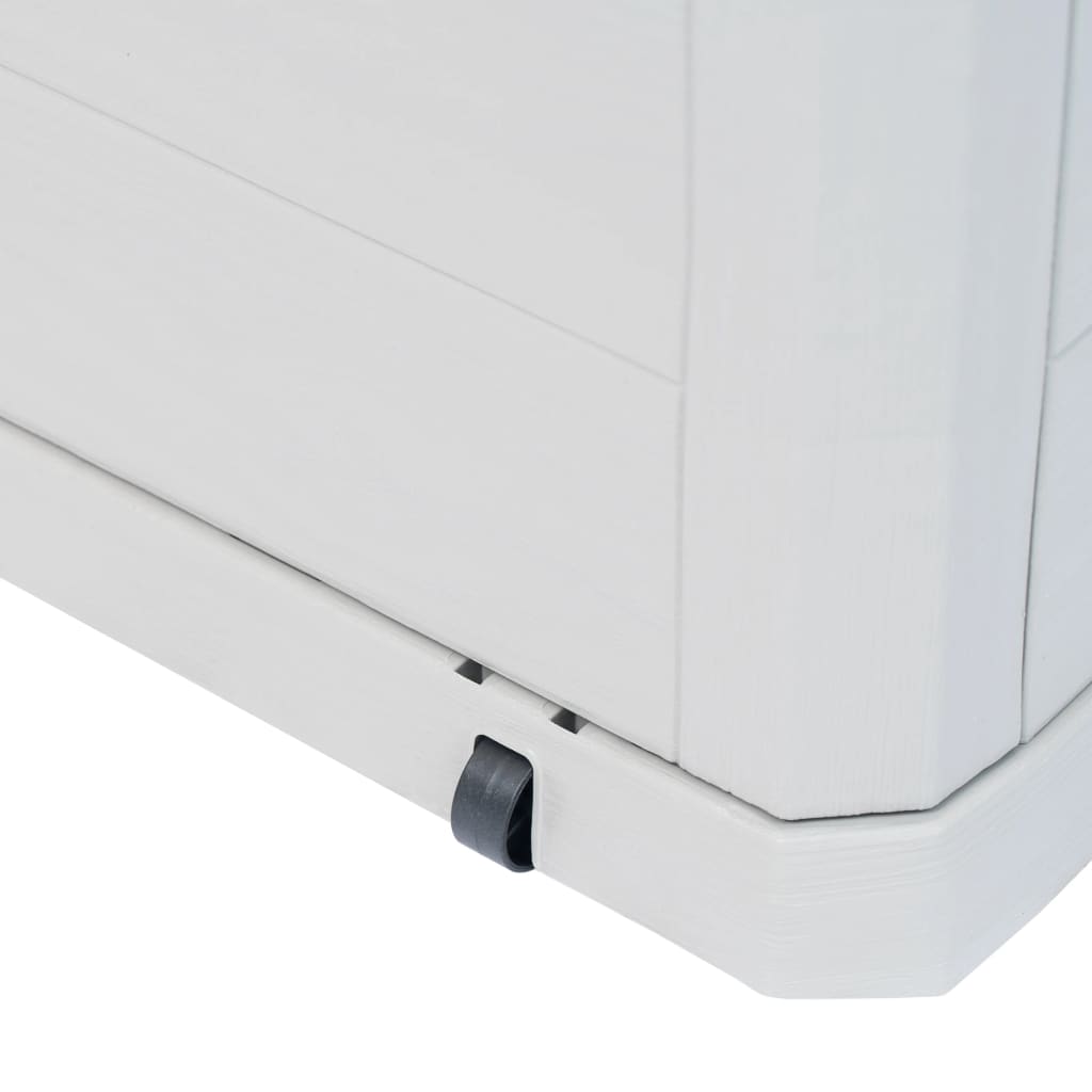 Garden Storage Box 280 L Light Grey