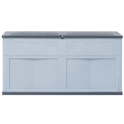 Garden Storage Box 320 L Grey Black