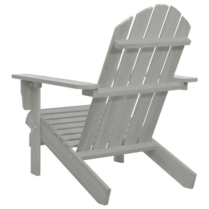 Garden Chair Wood Grey