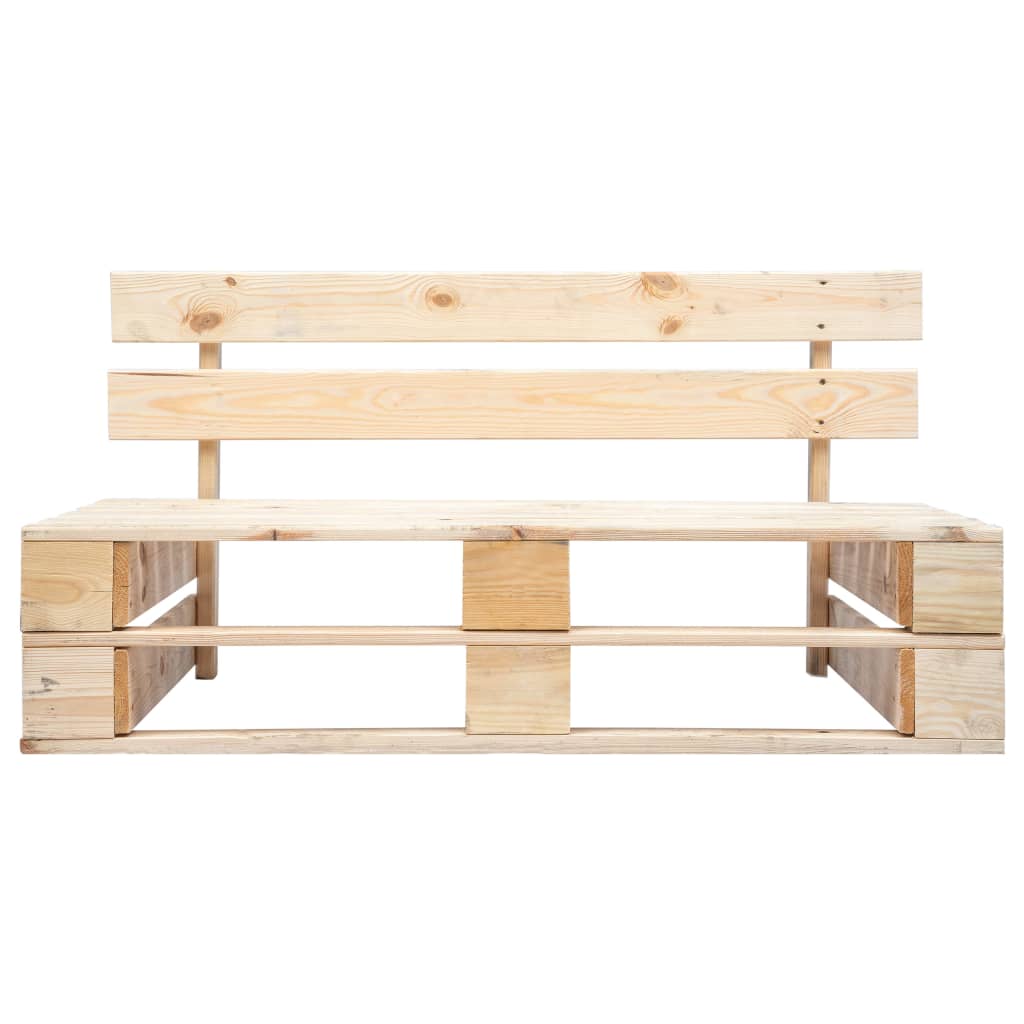 Garden Pallet Bench Wood