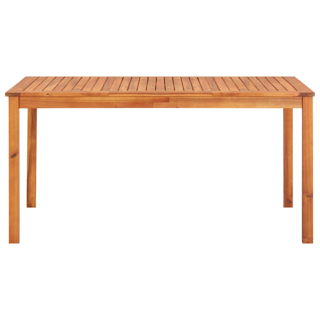 Garden Table 150x90x74 cm Solid Acacia Wood