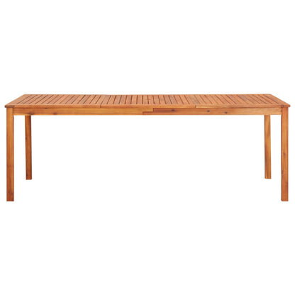 Garden Table 215x90x74 cm Solid Acacia Wood