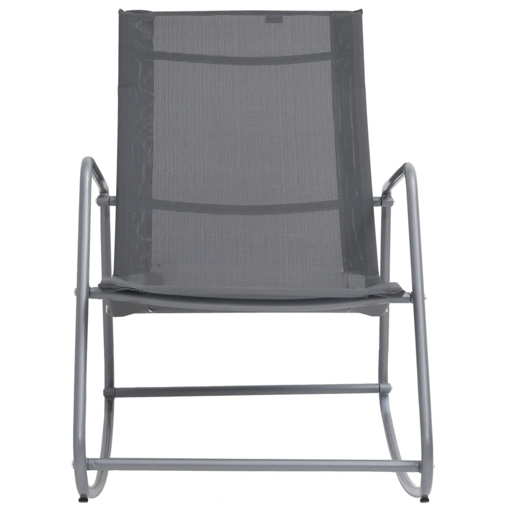 Garden Swing Chair Grey 95x54x85 cm Textilene