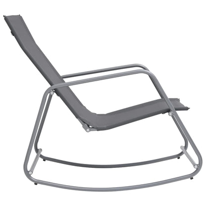 Garden Swing Chair Grey 95x54x85 cm Textilene