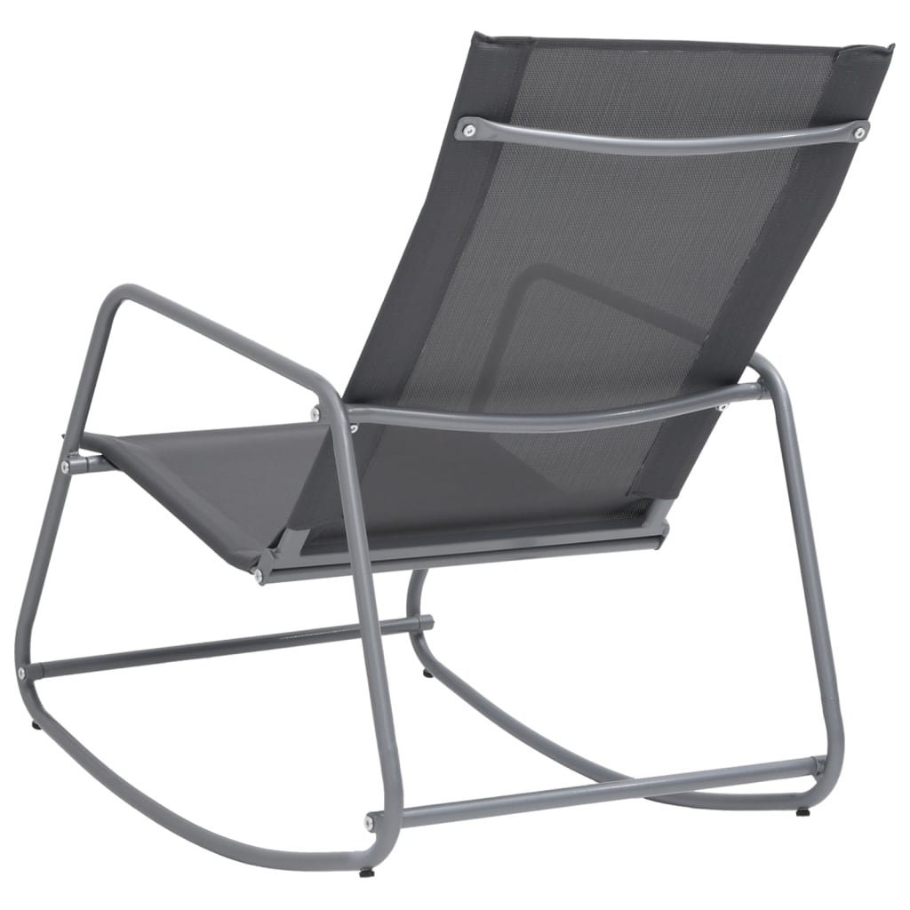 Garden Swing Chair Grey 95x54x85 cm Textilene