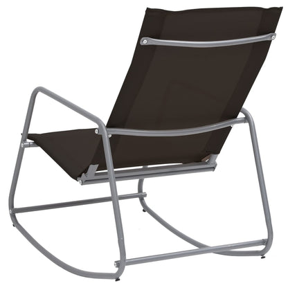 Garden Swing Chair Black 95x54x85 cm Textilene