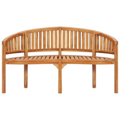 Banana Bench 151 cm Solid Teak Wood