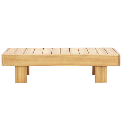 Coffee Table 100x60x25 cm Solid Acacia Wood