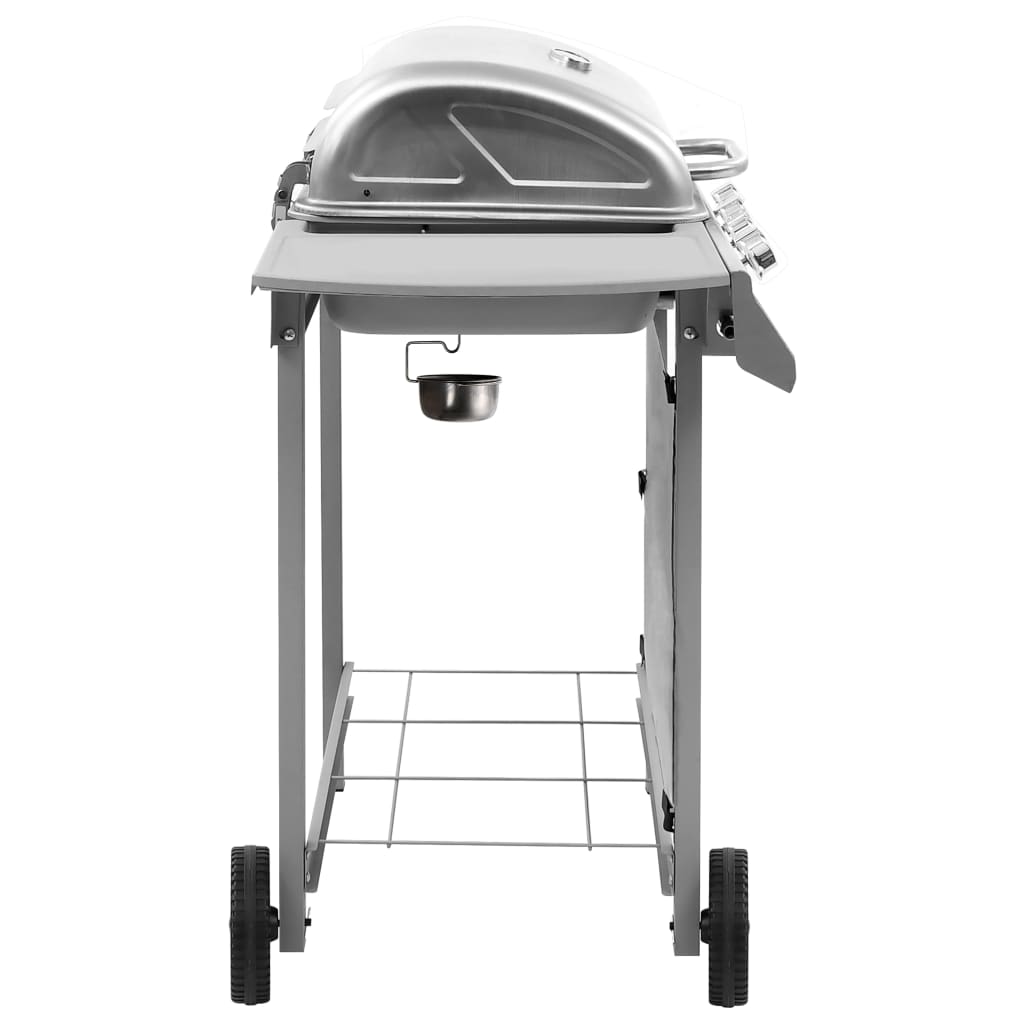 Gas BBQ Grill with 4 Burners Silver (FR/BE/IT/UK/NL only)