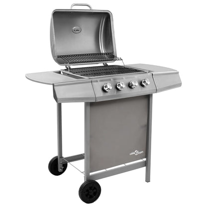 Gas BBQ Grill with 4 Burners Silver (FR/BE/IT/UK/NL only)