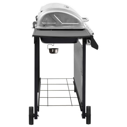 Gas BBQ Grill with 6 Burners Black and Silver (FR/BE/IT/UK/NL only)