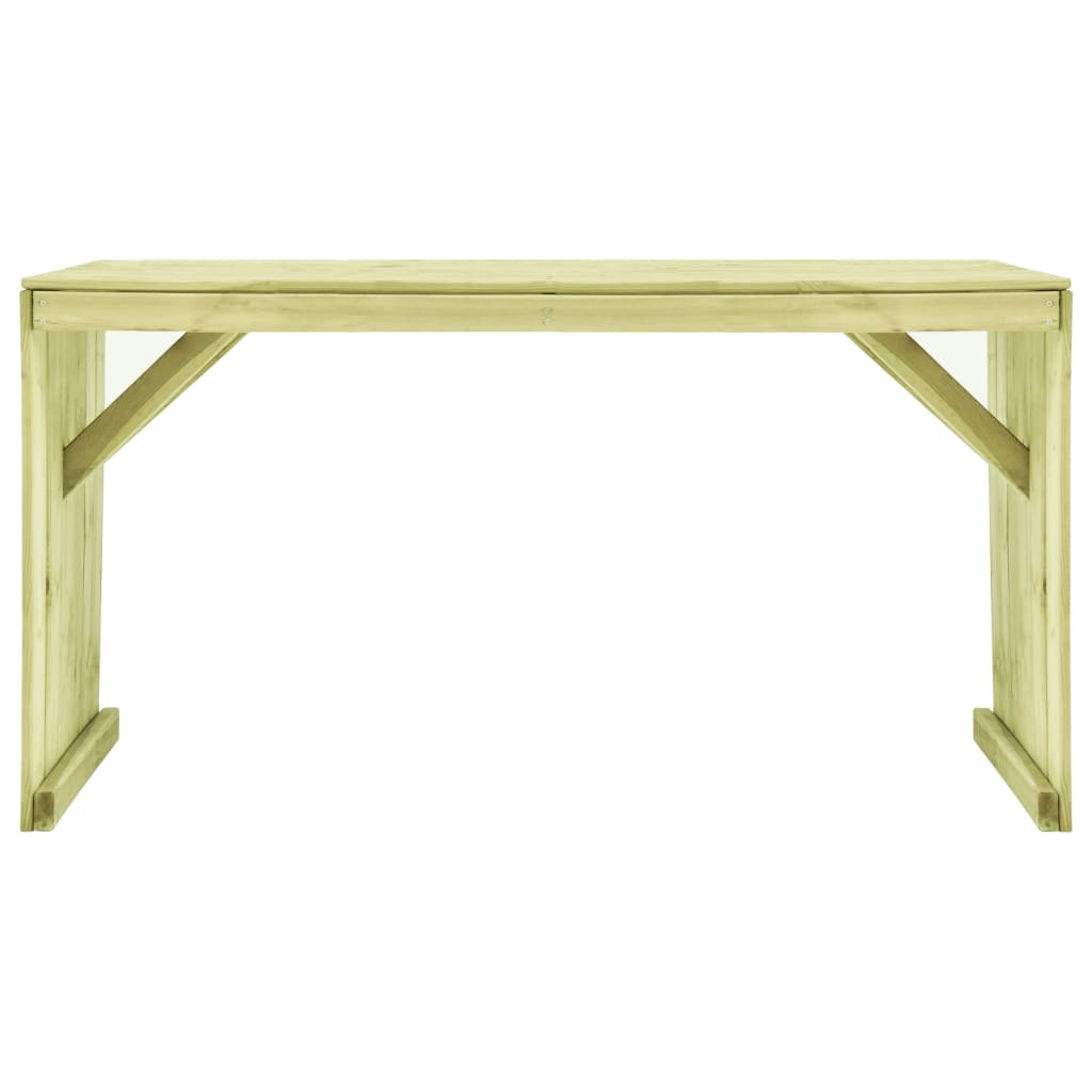 Garden Table 150x87x80 cm Impregnated Pinewood