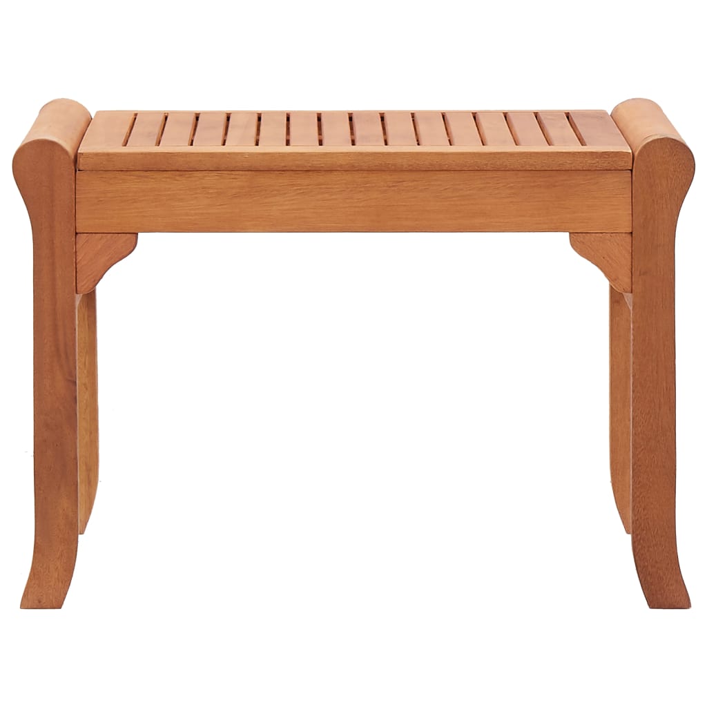 Garden Bench 64 cm Solid Eucalyptus Wood