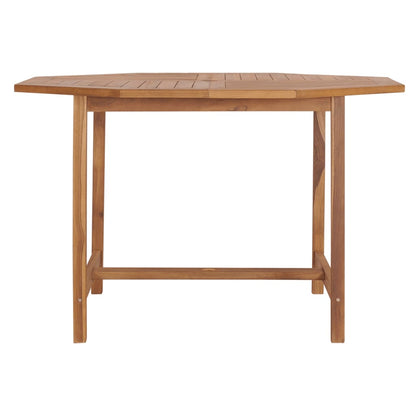 Garden Table 120x120x75 cm Solid Teak Wood