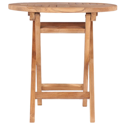 Folding Garden Table 45 cm Solid Teak Wood