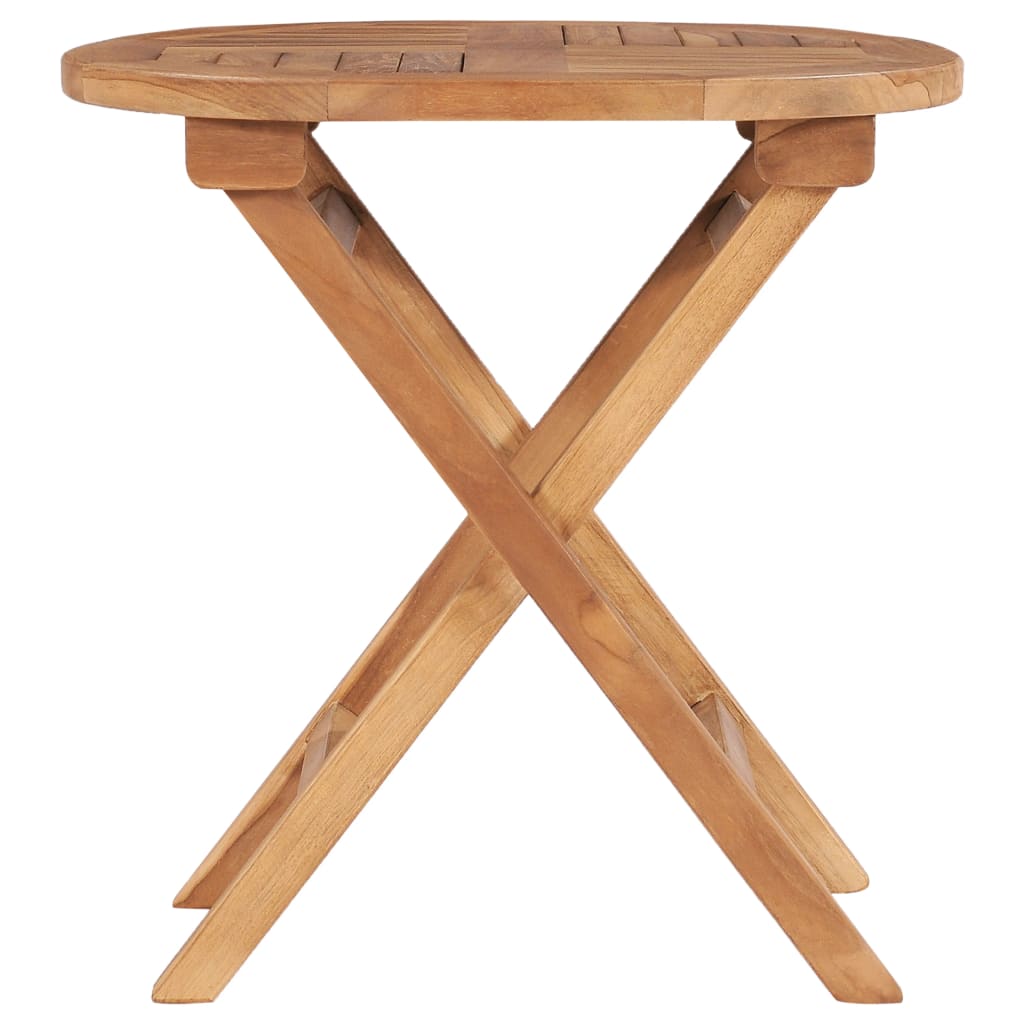 Folding Garden Table 45 cm Solid Teak Wood