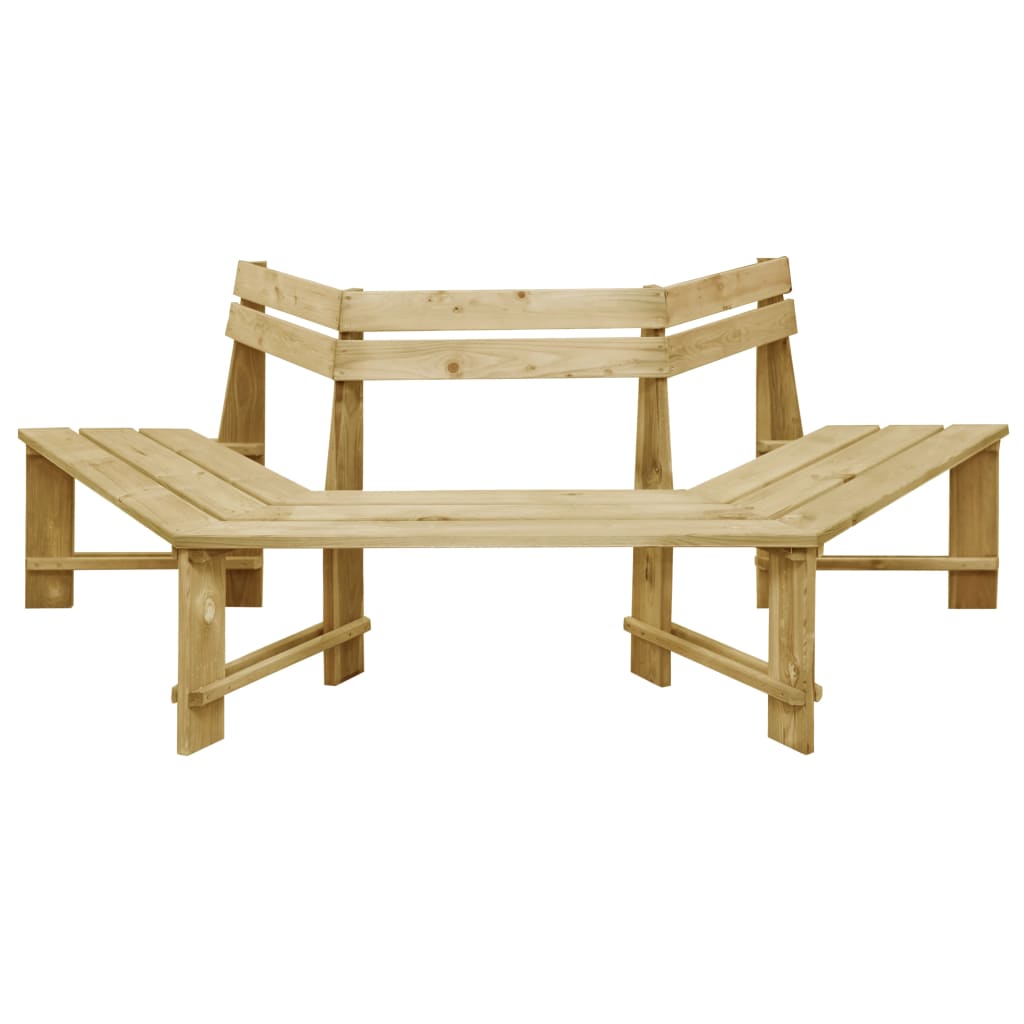 Garden Bench 240 cm Impregnated Pinewood