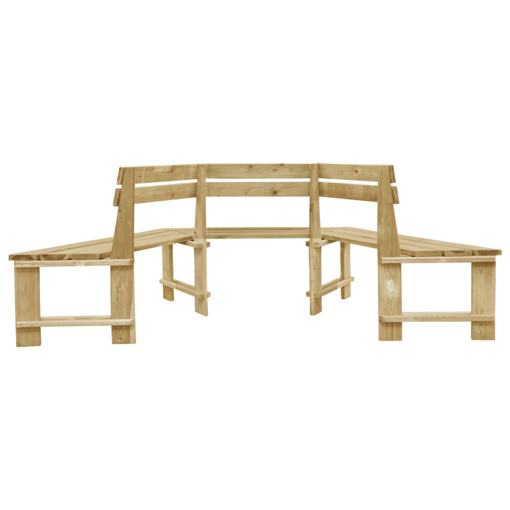 Garden Bench 240 cm Impregnated Pinewood