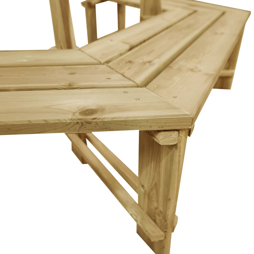 Garden Bench 240 cm Impregnated Pinewood