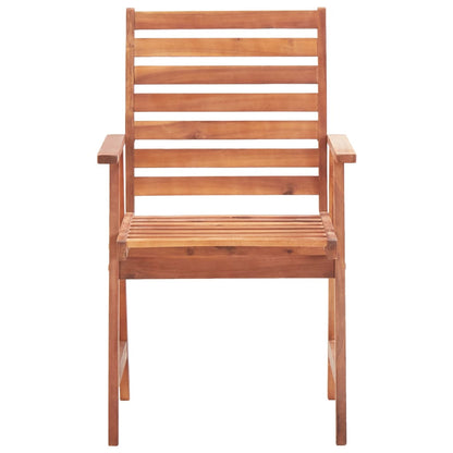 Outdoor Dining Chairs 4 pcs Solid Acacia Wood