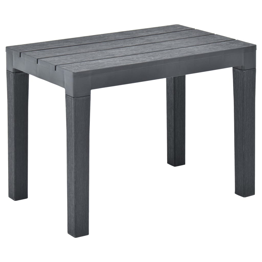 Garden Benches 2 pcs Anthracite Plastic