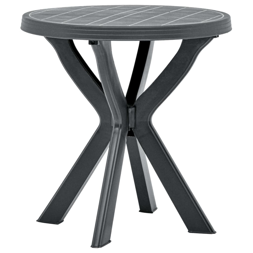 Bistro Table Anthracite Ã˜70 cm Plastic