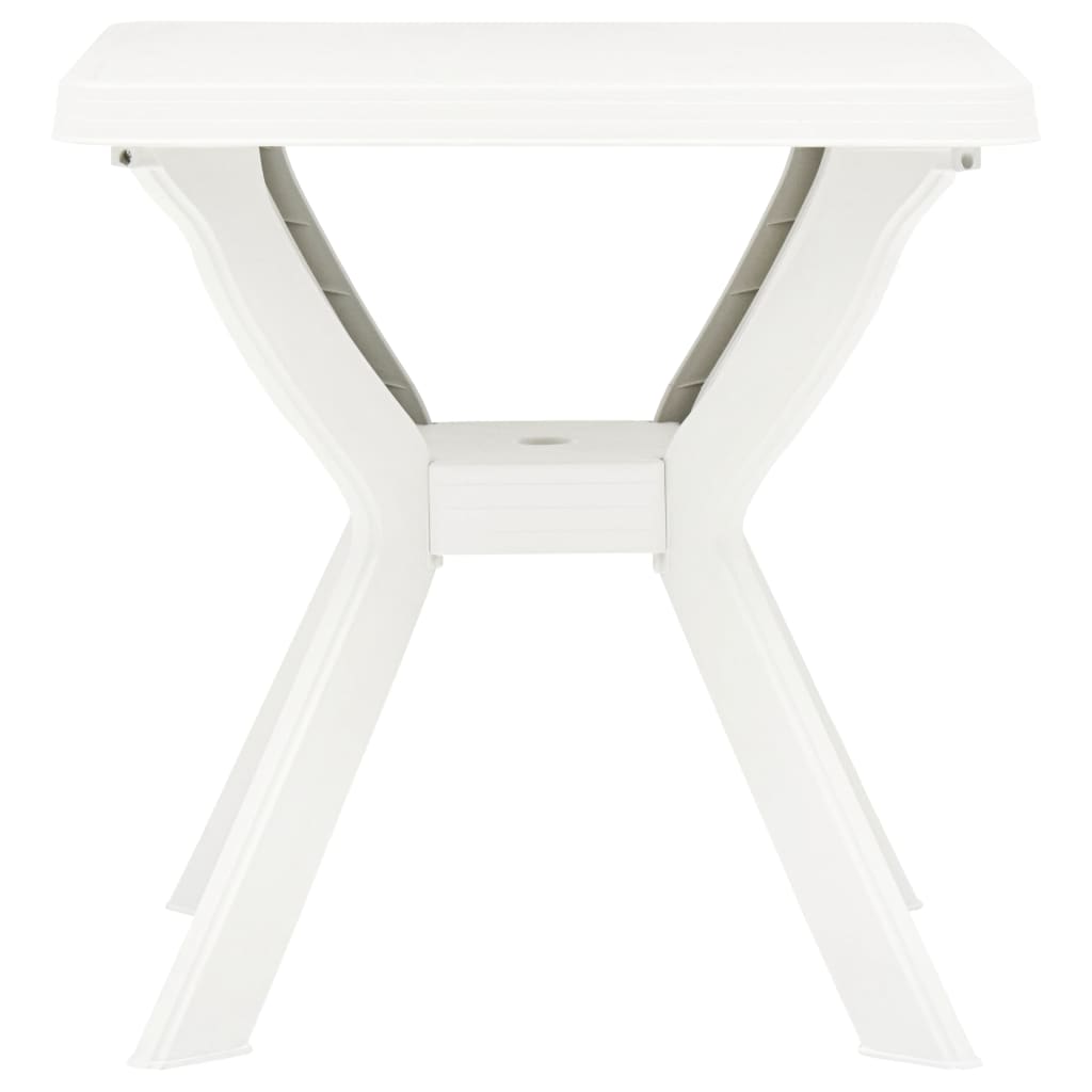 Bistro Table White 70x70x72 cm Plastic